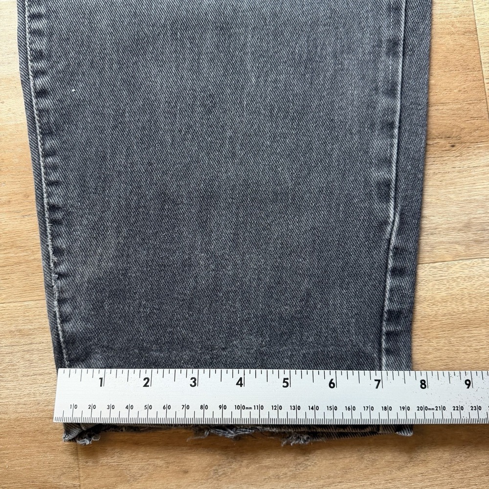 Vintage Diesel Saddle Jeans Men 32x32 Black Loose Tapered Distressed Grunge Y2K - Picture 15 of 16